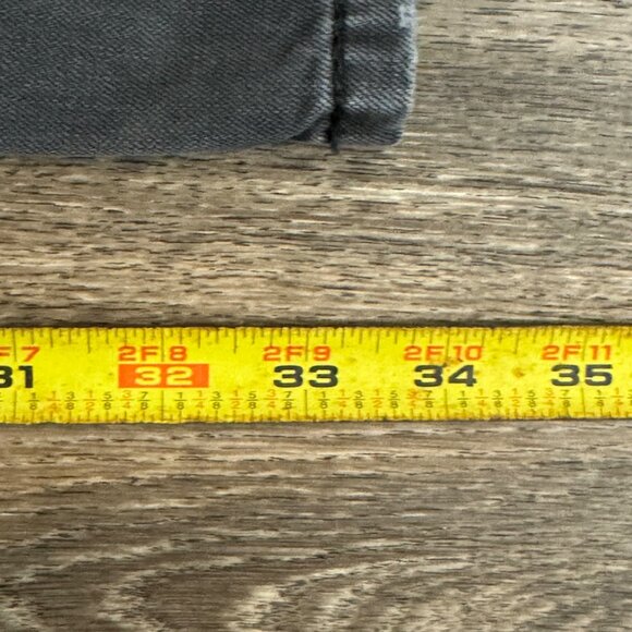 VTG Levi's 514 Jeans Men's 36x34 Black Straight Fit Stretch Denim White Tab - Picture 9 of 9